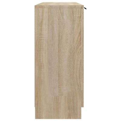 vidaXL Sideboard Sonoma Oak 90.5x30x70 cm Engineered Wood