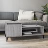 vidaXL Coffee Table Grey Sonoma 100x50x45 cm Engineered Wood