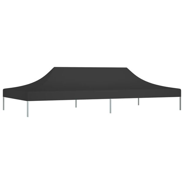 vidaXL Party Tent Roof 6x3 m Black 270 g/m&sup2;