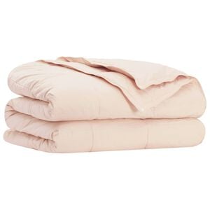 vidaXL Duvet Beige 135 x 200 cm Kapok Fiber