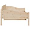 vidaXL Bed Frame without Mattress 90x190 cm Single Solid Wood Pine
