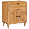 vidaXL Bedside Cabinet Light Brown 50 x 33 x 60 cm Engineered Wood