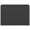 vidaXL Planter Black 120x40x80 cm Cold-rolled Steel