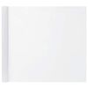 vidaXL Window Films 5 pcs Static Frosted White PVC