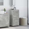 vidaXL Bathroom Cabinet Set TULUM Concrete Grey 37 x 31.5 x 82 cm