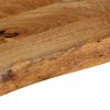 vidaXL Table Top Live Edge 140x60x3.8 cm Solid Wood Mango