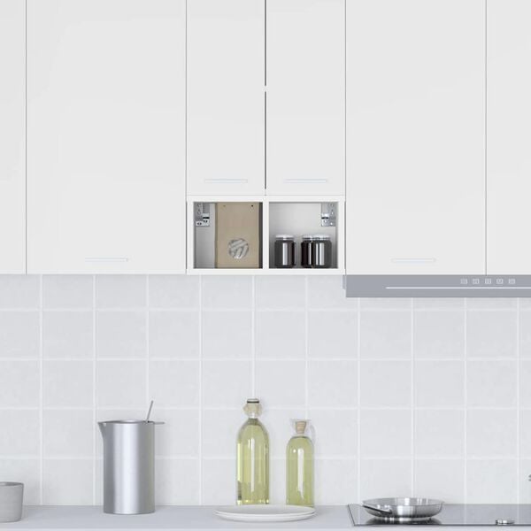 vidaXL Hanging Cabinet White 20 x 29.5 x 40 cm Engineered Wood