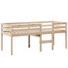 vidaXL High Sleeper Bed without Mattress 90x190 cm Single Solid Wood Pine
