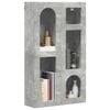 vidaXL Hanging Cabinet Concrete Grey 59 x 20 x 100 cm Engineered Wood