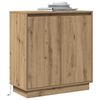 vidaXL LED Sideboard Artisan Oak 71 x 34.5 x 75 cm Engineered Wood