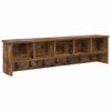 vidaXL Wall-Mounted Coat Rack with Shelf Smoked Oak 100 x 16 x 26 cm