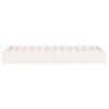 vidaXL Bed Frame without Mattress White Solid Wood 75x190 cm Small Single