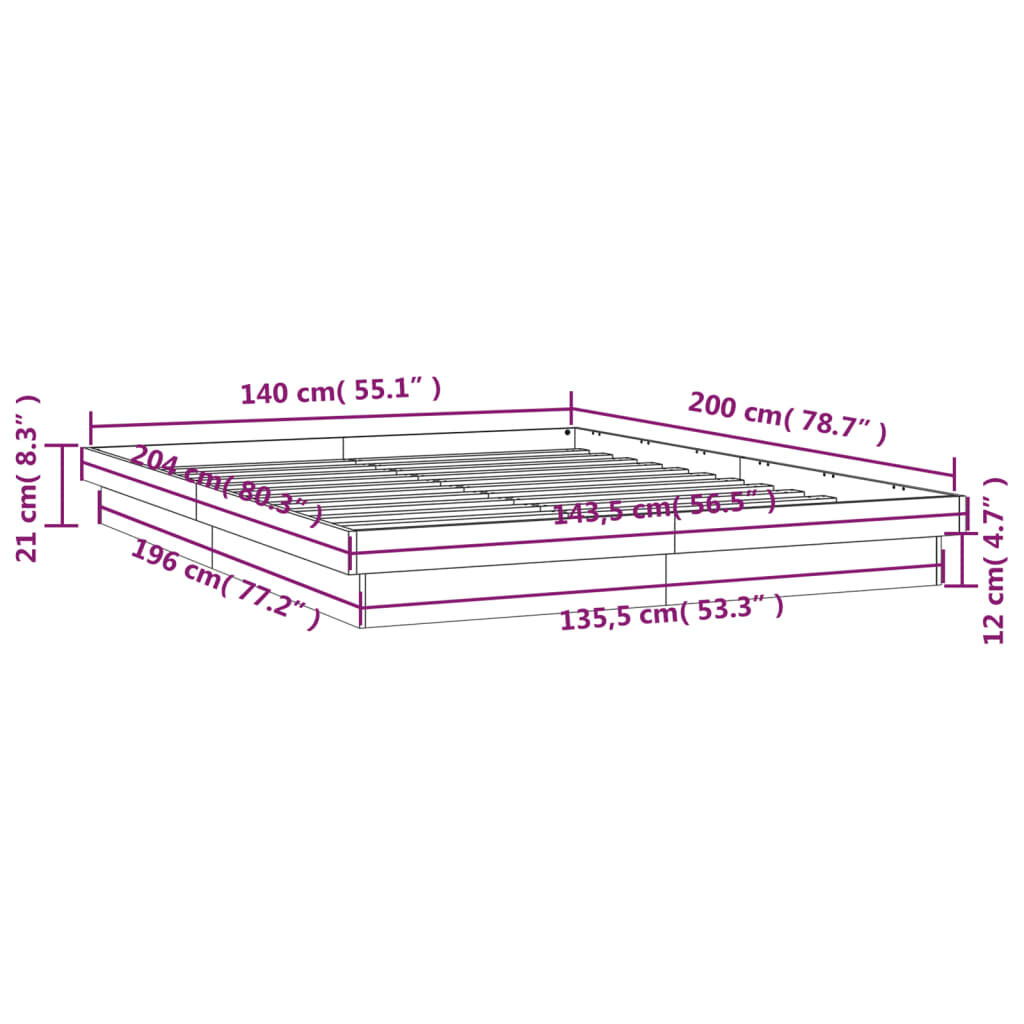 Medidas de full hot sale size bed