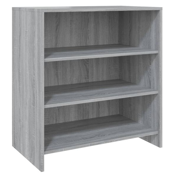 vidaXL Sideboard Grey Sonoma 70x40.5x75 cm Engineered Wood