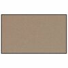 vidaXL Doormat Beige and Black 90 x 150 cm 100% Polyamide