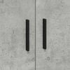 vidaXL Storage Cabinet 2 pcs Concrete Grey 118 x 41 x 40 cm