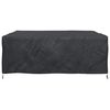 vidaXL Furniture Cover Plain Black 200 x 190 x 85 cm 420D