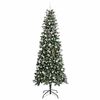 vidaXL Artificial Christmas Tree with 300 LEDs with Stand Green 240 cm