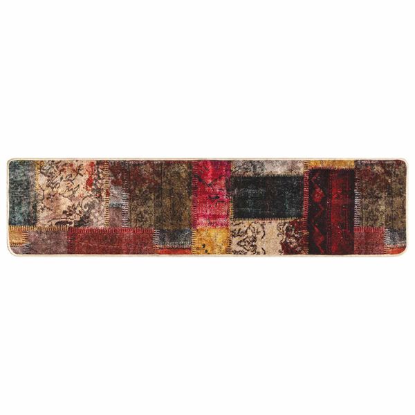 vidaXL Rug Runner MARSA Multicolour 450 x 80 cm Polyester and PVC