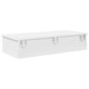 vidaXL Wall Shelf with Drawers White 80x34x17 cm Engineered Wood