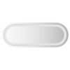 vidaXL LED Bathroom Mirror 40x15 cm Oval