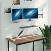 vidaXL Adjustable Workstation 90x40x(13-50) cm Steel and Engineered Wood