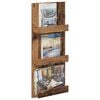 vidaXL Magazine Rack Old Wood 43 x 11 x 102 cm Engineered Wood