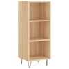 vidaXL Sideboard Sonoma Oak 34,5x32,5x90 cm Engineered Wood
