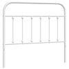 vidaXL Metal Headboard White 107 cm