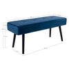 House Nordic Bench Lyla Blue