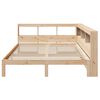 vidaXL Bookcase Bed without Mattress 160x200 cm Solid Wood Pine