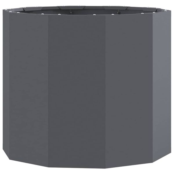 vidaXL Planter Anthracite 60 x 60 x 50 cm Steel