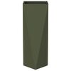 vidaXL Planter 2 pcs Olive Green 30 x 30 x 75 cm Steel