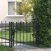vidaXL Door Fence Gate Boxtel with Spear Top 100x75 cm