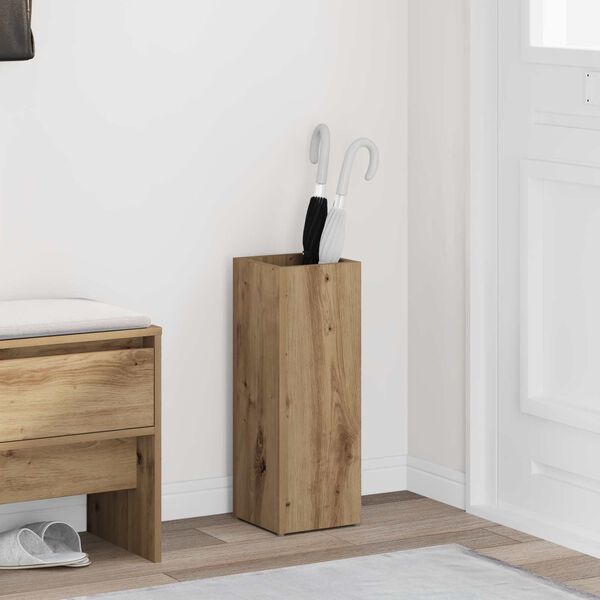 vidaXL Umbrella Stand Artisan Oak 20 x 20 x 55.5 cm Engineered Wood