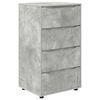 vidaXL Storage Cabinets 60 x 48 x 105 cm Engineered Wood Concrete Grey