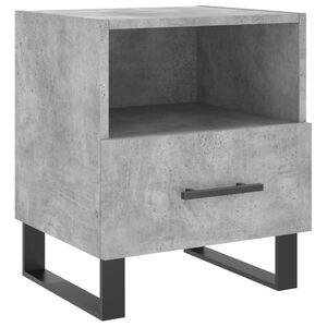 vidaXL Bedside Cabinet Concrete Grey 40x35x47.5 cm Engineered Wood
