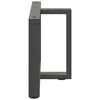 vidaXL Coffee Table Legs T-Shaped&nbsp;2 pcs Anthracite 60x25x(42-43) cm Steel