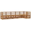vidaXL Outdoor Sofa Set 6 pcs Natural Polyester
