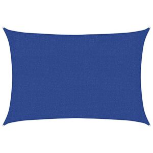 vidaXL Sunshade Sail 160 g/m&sup2; Blue 2x2.5 m HDPE