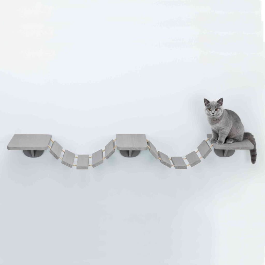 TRIXIE Wall mounted Cat Climbing Ladder 150x30 cm Taupe