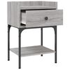 vidaXL Bedside Tables 2 pcs Grey Sonoma 40.5x31x60 cm Engineered Wood
