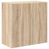 vidaXL TV Wall Cabinet 59.5 x 31 x 60 cm Sonoma Oak Engineered Wood