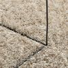 vidaXL Rug ISTAN High Pile Shiny Look Beige &Oslash; 200 cm