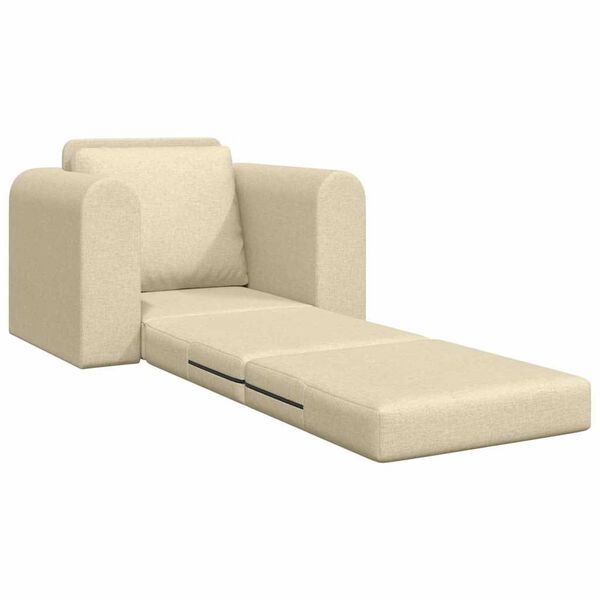 vidaXL Sofa Bed Cream 98 x 71 x 83 cm Velvet