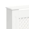vidaXL Radiator Cover White 152x19x81.5 cm MDF