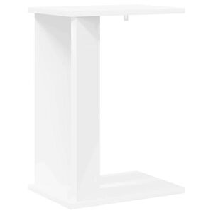 vidaXL End Table White 35 x 25 x 50 cm Engineered Wood