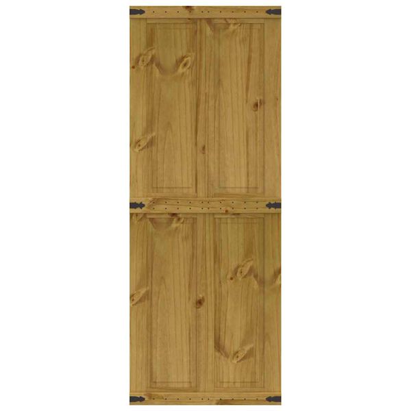 vidaXL Barn Door CORONA 80x210 cm Solid Wood Pine