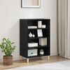 vidaXL Sideboard Black Oak 57 x 35 x 89.5 cm Engineered Wood