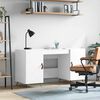 vidaXL Desk High Gloss White 140x50x75 cm Engineered Wood